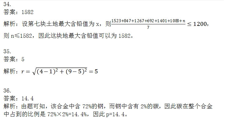 SAT數學解析